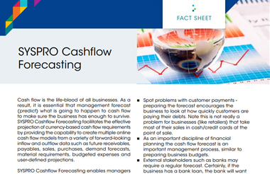 Cashflow Forecasting