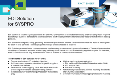 EDI Solutions for SYSPRO
